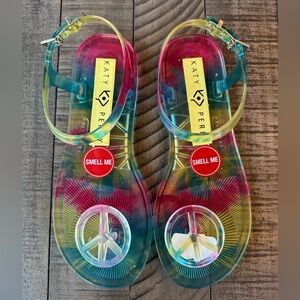 Katy Perry Peace Jelly Sandals Women’s Size 7 (NWOT)